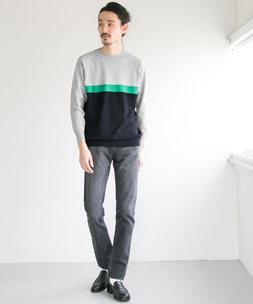 14G Plain Crew-Neck Knit 14G Plain Crew-Neck Knit