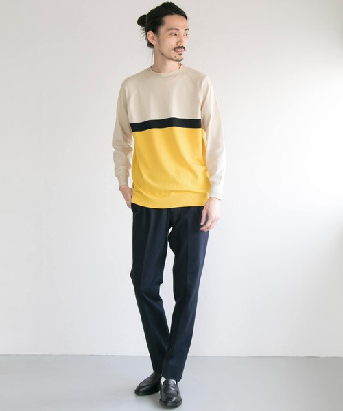 14G Plain Crew-Neck Knit 14G Plain Crew-Neck Knit