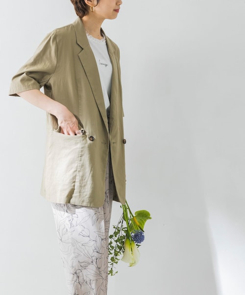 URBAN RESEARCH（アーバンリサーチ）の「リネン混ハーフスリーブ