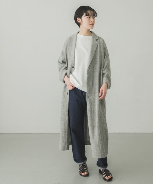 かぐれ（カグレ）の「シルクリネンチェスターコート（）」 - WEAR