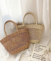 chocomee | カゴトートバッグ(かごバッグ)