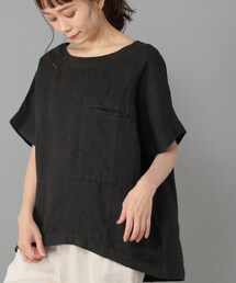studio CLIP（スタディオクリップ）の「《Natural by studio CLIP》リネンBIGポケットブラウス（トップス）」