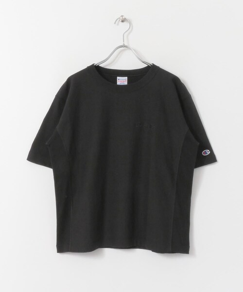 別注　champion リバースウィーブ スモールロゴ　BLACK 別注』LOWERCASE×Champion リバースウィーブ（スウェット