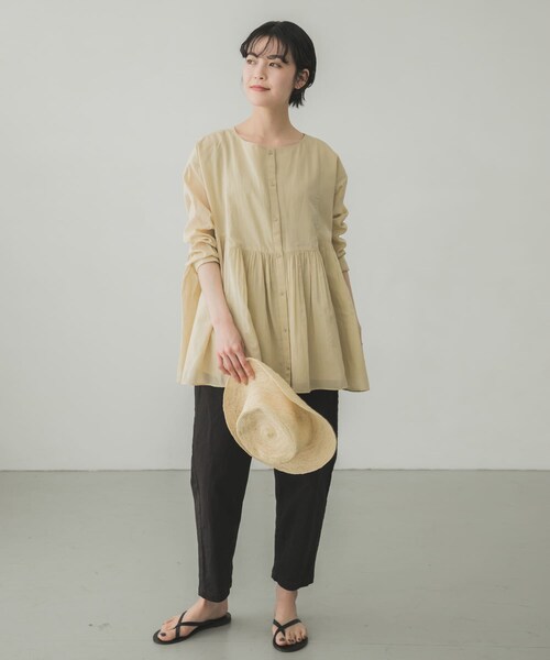 かぐれ（カグレ）の「ボイルギャザー2WAYブラウス（）」 - WEAR