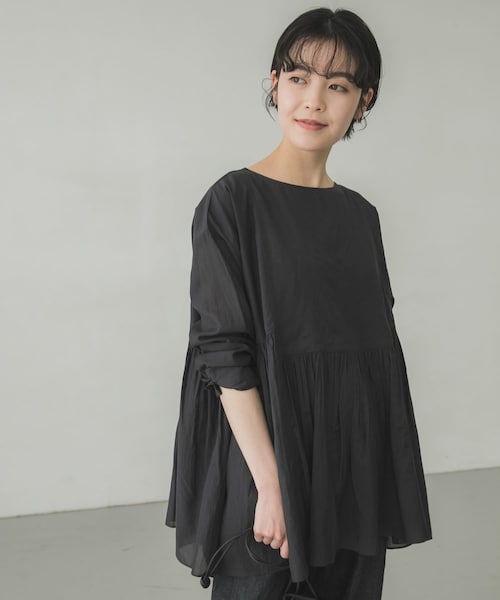 かぐれ（カグレ）の「ボイルギャザー2WAYブラウス（）」 - WEAR