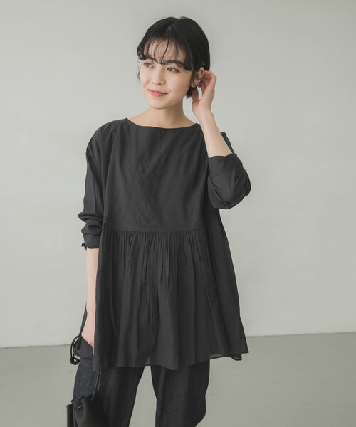 かぐれ（カグレ）の「ボイルギャザー2WAYブラウス（）」 - WEAR