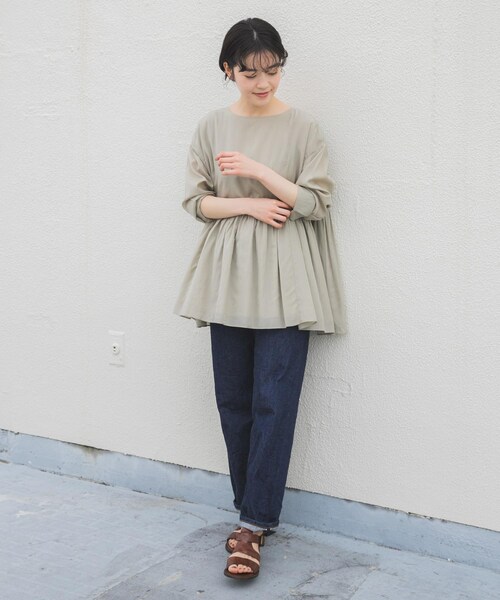 かぐれ（カグレ）の「ボイルギャザー2WAYブラウス（）」 - WEAR