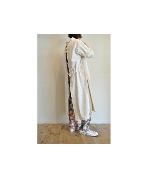 RehersalL（リハーズオール）の「2wayメディカルワンピースガウン（ワンピース・レディース・ブラウン/ホワイト/ブルー・one）」の2枚目の写真