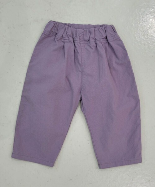 DHOLIC kids（ディーホリックキッズ）の「[groa] ワイドルーズパンツ（チノパンツ・キッズ・ベージュ/パープル/ブルー・XS/S/M/L/XL）」の3枚目の写真