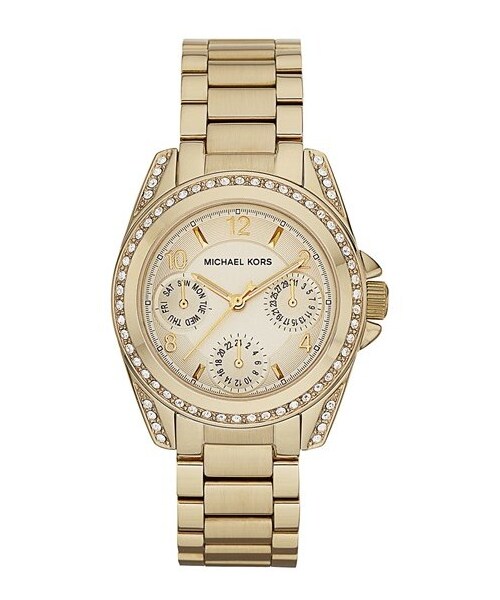MICHAEL KORS(マイケルコース)の「MICHAEL Michael Kors Michael Kors 'Mini Blair' Multifunction Watch, 33mm(アナログ腕時計・レディース・Gold)」の1枚目の写真