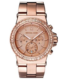 MICHAEL KORS | MICHAEL Michael Kors Michael Kors 'Dylan' Crystal Bezel Chronograph Watch, 43mm(アナログ腕時計)