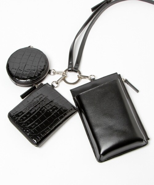 LOWRYS FARM(ローリーズファーム)の「SETショルダーBAG(バッグ・アイボリー/ブラック/ブルー)」の5枚目の写真