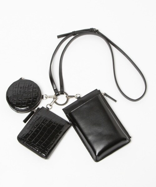 LOWRYS FARM(ローリーズファーム)の「SETショルダーBAG(バッグ・アイボリー/ブラック/ブルー)」の2枚目の写真