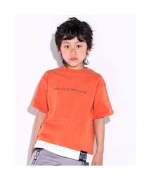 RAD CUSTOM | レイヤード風 カラー ロゴ Tシャツ(120~160cm)(Tシャツ/カットソー)