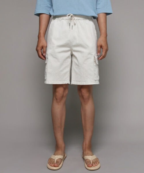 D'MENS by DHOLIC（ディーメンズ）の「2TYPEハーフカーゴパンツ（カーゴパンツ・メンズ・ブラック/ホワイト/その他/グリーン/ブラウン・M/L）」の5枚目の写真