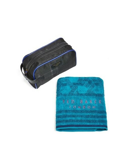 Ted Baker(テッドベーカー)の「Ted Baker London 'Lobalug' Travel Kit & Towel Set(その他ボディ・ヘアケア・メンズ・Black・11"W x 6"H x 5"D.)」の2枚目の写真