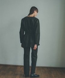 CLANE（クラネ）の「シャンブレーコーデュロイレディトップス