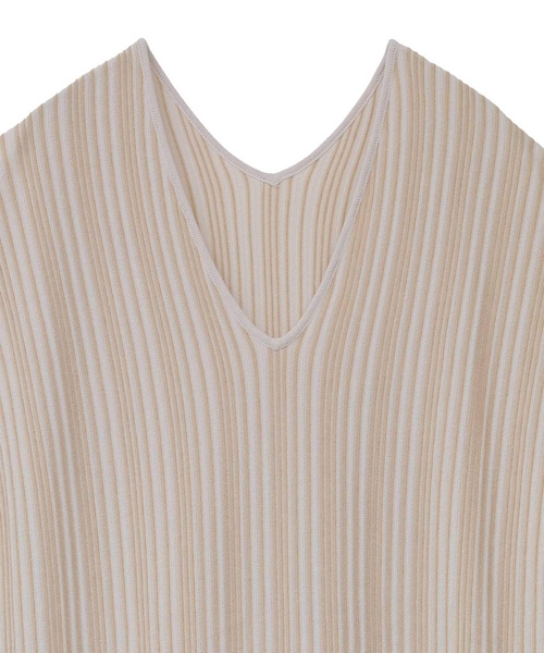 【新品】CLANE クラネ ランダムストライプニットワンピース 定価24200円 CLANE（クラネ）の「【CLANE(クラネ)】RANDOM STRIPE KNIT ONE