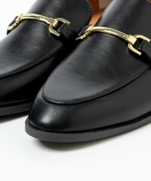 LOWRYS FARM（ローリーズファーム）の「ビットローファー（シューズ・ブラック/ブラウンスエード）」の8枚目の写真