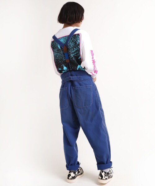 RNA R3827 フレンチワークサスペンダーパンツ デニム サイズM R3827