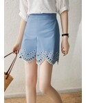 Cozyyoung | モランディ 波状の裾ショーツ(其他褲裝)
