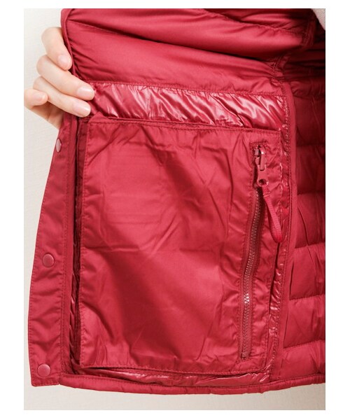 SEVENDAYS=SUNDAY(セブンデイズサンデイ)の「・ノーカラーダウンジャケット(ジャケット・レディース・ライトグレー/ブラック/ボルドー/イエロー/グリーン/ターコイズブルー/ネイビー・M/L)」の14枚目の写真