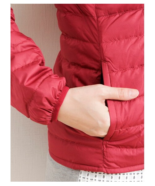 SEVENDAYS=SUNDAY(セブンデイズサンデイ)の「・ノーカラーダウンジャケット(ジャケット・レディース・ライトグレー/ブラック/ボルドー/イエロー/グリーン/ターコイズブルー/ネイビー・M/L)」の12枚目の写真