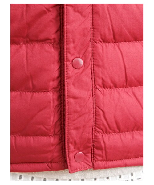 SEVENDAYS=SUNDAY(セブンデイズサンデイ)の「・ノーカラーダウンジャケット(ジャケット・レディース・ライトグレー/ブラック/ボルドー/イエロー/グリーン/ターコイズブルー/ネイビー・M/L)」の13枚目の写真