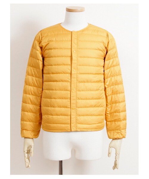 SEVENDAYS=SUNDAY(セブンデイズサンデイ)の「・ノーカラーダウンジャケット(ジャケット・メンズ・ライトグレー/ブラック/ボルドー/イエロー/グリーン/ターコイズブルー/ネイビー・S/M/L)」の6枚目の写真