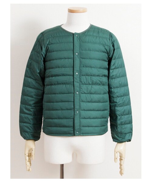 SEVENDAYS=SUNDAY(セブンデイズサンデイ)の「・ノーカラーダウンジャケット(ジャケット・メンズ・ライトグレー/ブラック/ボルドー/イエロー/グリーン/ターコイズブルー/ネイビー・S/M/L)」の3枚目の写真