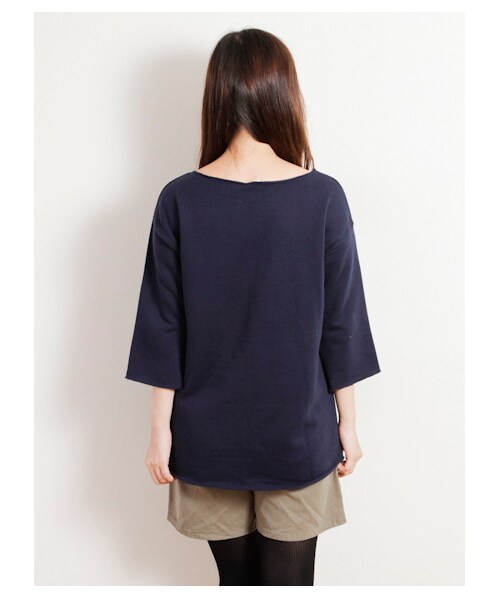 SEVENDAYS=SUNDAY(セブンデイズサンデイ)の「W Champion クルーカットプルオーバー(カットソー・レディース・グレー/オリーブ/ネイビー・M/L)」の6枚目の写真