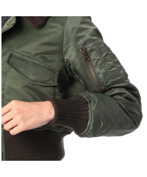 GINGER ALE（ジンジャーエール）の「フライトジャケット（その他ジャケット・レディース・カーキ系・S/M）」の7枚目の写真