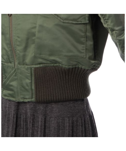 GINGER ALE（ジンジャーエール）の「フライトジャケット（その他ジャケット・レディース・カーキ系・S/M）」の8枚目の写真