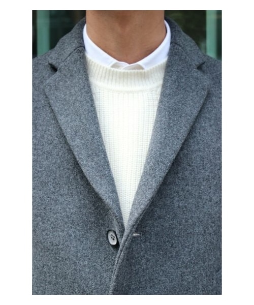 EDIFICE（エディフィス）の「100Sメルトン ショートチェスターコート