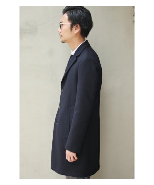 EDIFICE（エディフィス）の「圧縮WOOL JERSEYカットオフチェスター