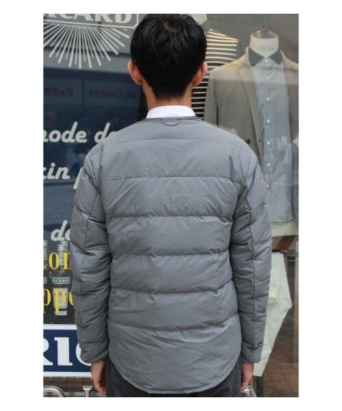 EDIFICE(エディフィス)の「700FP クルーカーデ インナーダウン(ダウンジャケット・メンズ・グレー/ネイビー・44/46/48)」の5枚目の写真