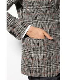 【極美品】Journal Standard ✕ ハリスツイード ジャケット 秋冬極上 ハリスツイード×ユニバーサルランゲージ 48-6Drop 千鳥格子