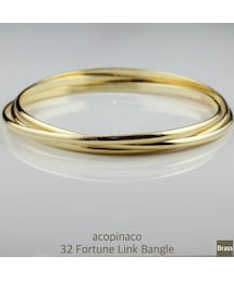 acopinaco | アコピナコ 32 フォーチュン リンク 3連 バングル(バングル/リストバンド)