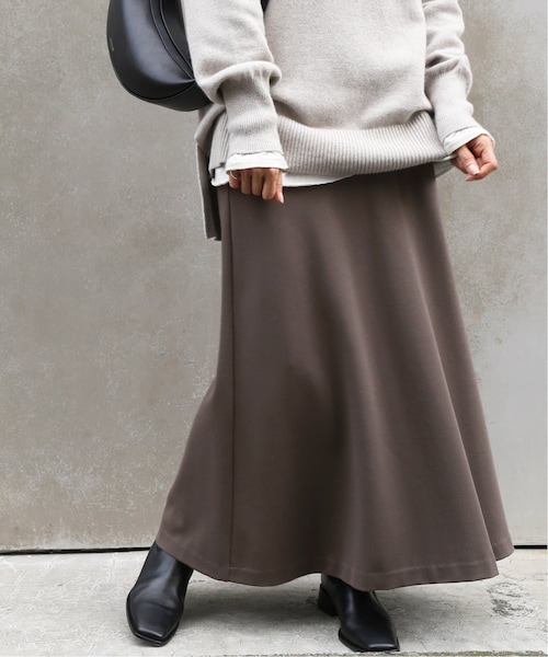 Deuxieme Classe New Jersey Flare スカート　茶色 Deuxieme Classe New Jersey Flare スカート 茶色 New Jersey Flare