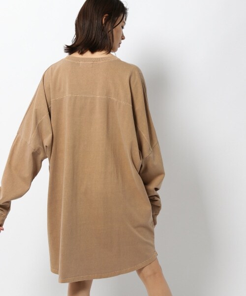 BABYLONE（バビロン）の「イーグルロングTシャツ（トップス・ブラック/ベージュ）」の21枚目の写真