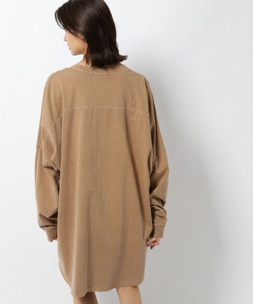 BABYLONE（バビロン）の「イーグルロングTシャツ（トップス・ブラック/ベージュ）」の20枚目の写真