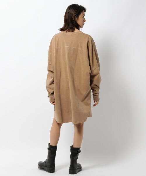 BABYLONE（バビロン）の「イーグルロングTシャツ（トップス・ブラック/ベージュ）」の16枚目の写真