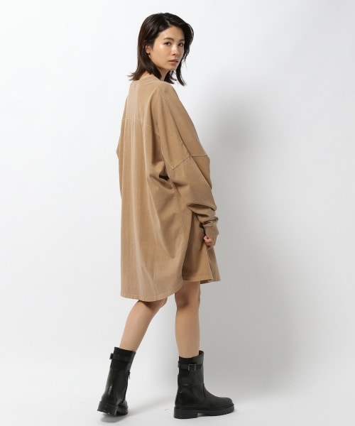 BABYLONE（バビロン）の「イーグルロングTシャツ（トップス・ブラック/ベージュ）」の17枚目の写真