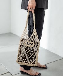 mystic | クリアBAG SETマクラメトート(トートバッグ)