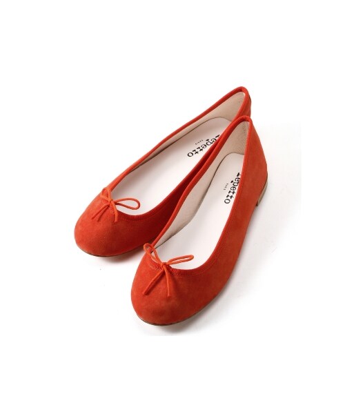 -ねじねじ様-repetto 赤 スエード バレエシューズ 38 未使用 Repetto（レペット）の「repetto CENDRILLONスエード（バレエ