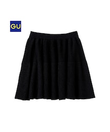 GU | （GU）ニットフレアスカート(スカート)