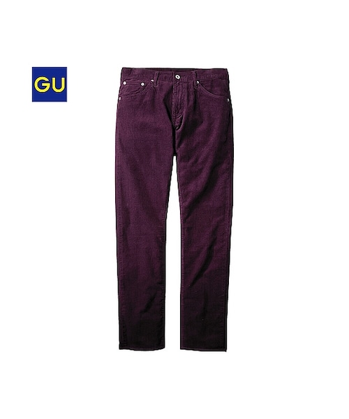 GU(ジーユー)の「(GU)スリムフィットコーデュロイジーンズ(MEN ⁄ ジーンズ・メンズ・BEIGE/DARK GRAY/DARK GREEN/NAVY/DARK PURPLE・S/XL/L/M)」の5枚目の写真
