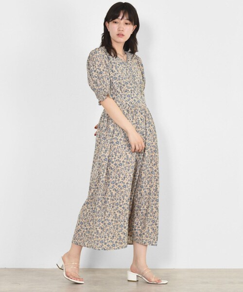 w closet（ダブルクローゼット）の「パイピングワンピース（ワンピース/ドレス・レディース・ブルー/ベージュ/オフホワイト/ブラック・FREE）」の16枚目の写真