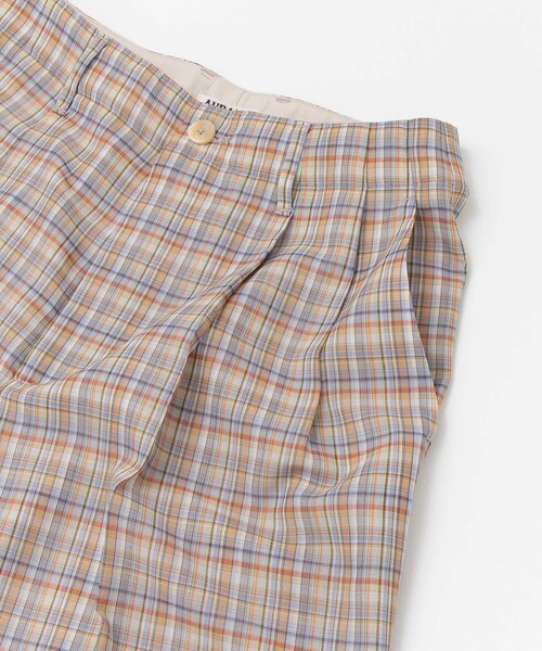 AURALEE（オーラリー）の「AURALEE RECYCLEPOLYESTER SHEER PANTS（その他・レディース・BLUE CHECK・1）」の3枚目の写真