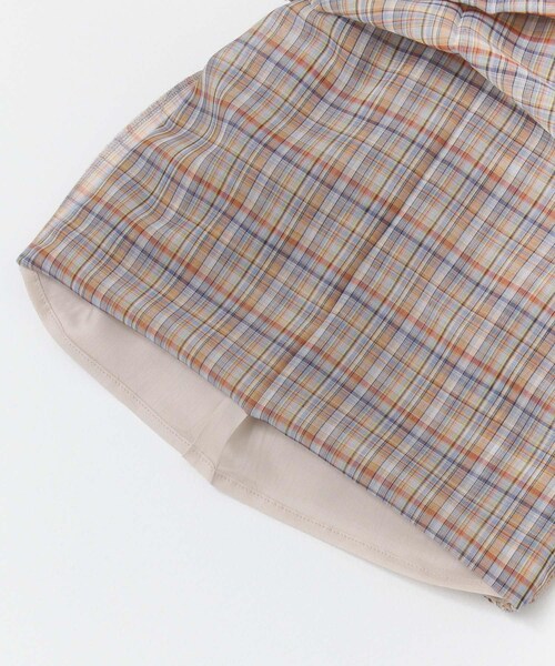 AURALEE（オーラリー）の「AURALEE RECYCLEPOLYESTER SHEER PANTS（その他・レディース・BLUE CHECK・1）」の6枚目の写真